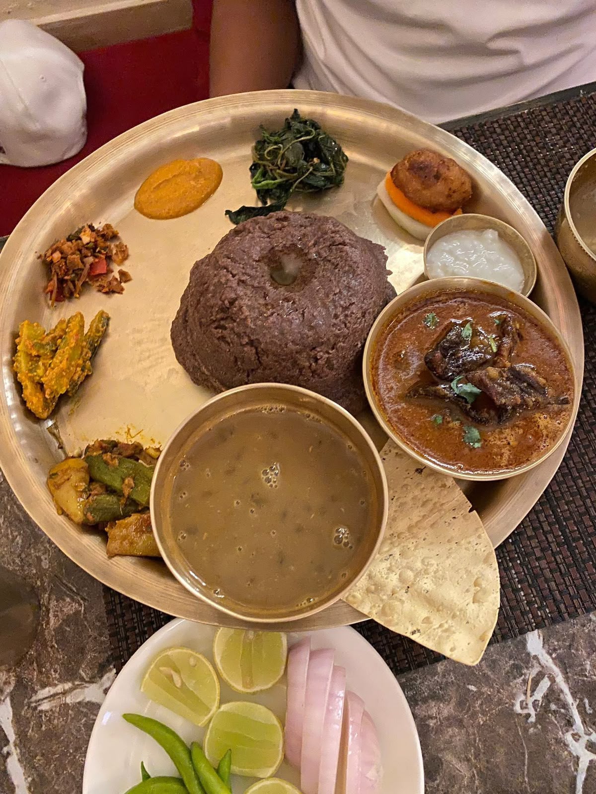 Authentic Dhindo Thakali Thali
