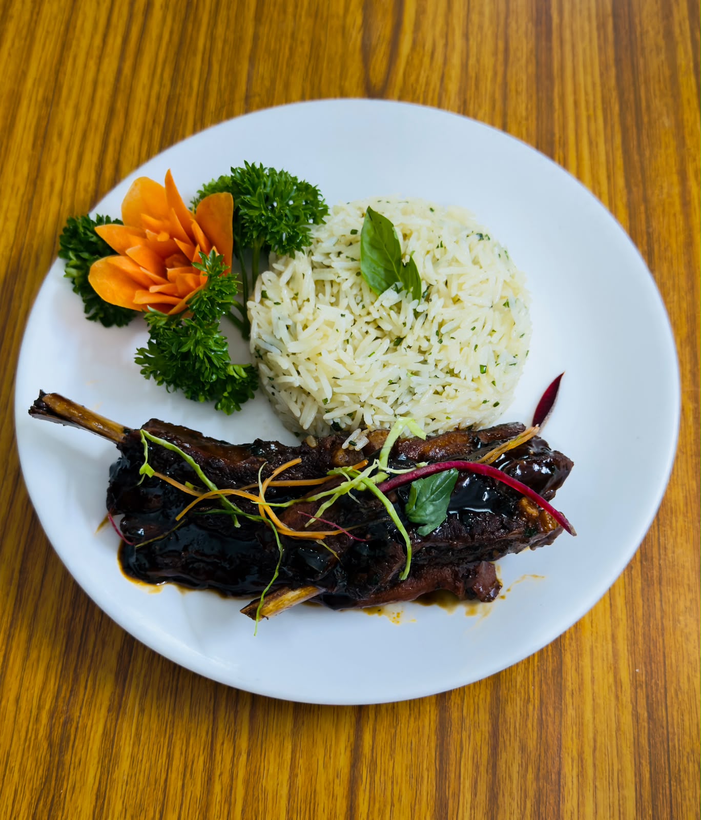 Glazed Dry Chilli Pork Ribs